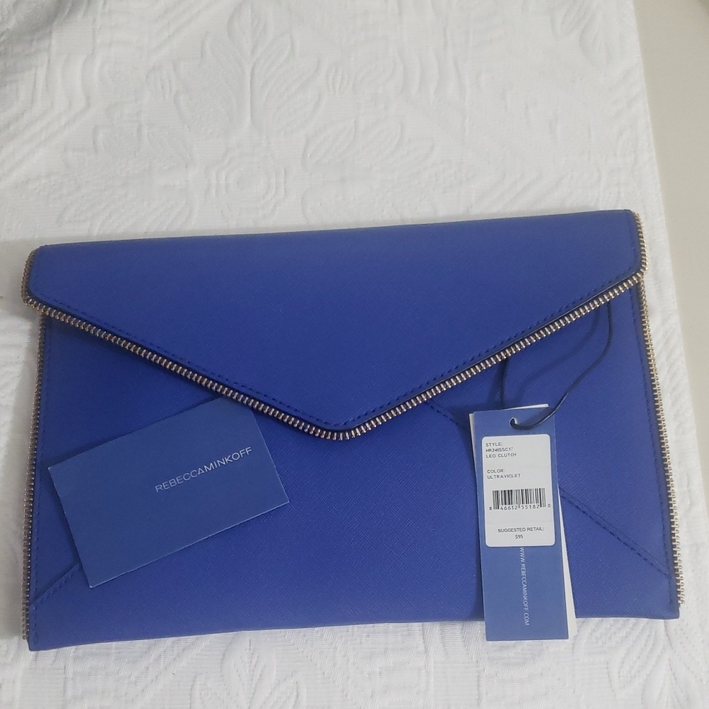 Rebecca Minkoff Blue Clutch Bag